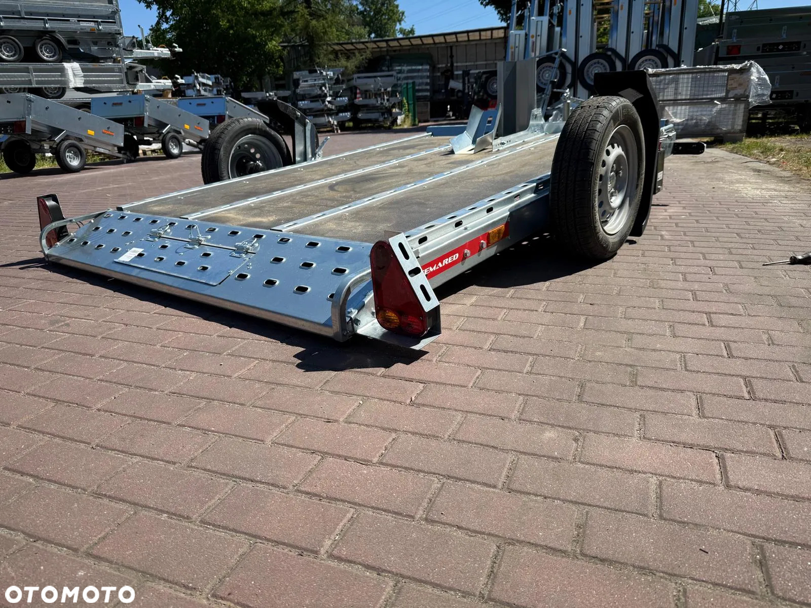TEMARED Przyczepa MOTO-QUAD 246x160 uchylna hydraulicznie uniwersalna moto quad traktorek atv - 13