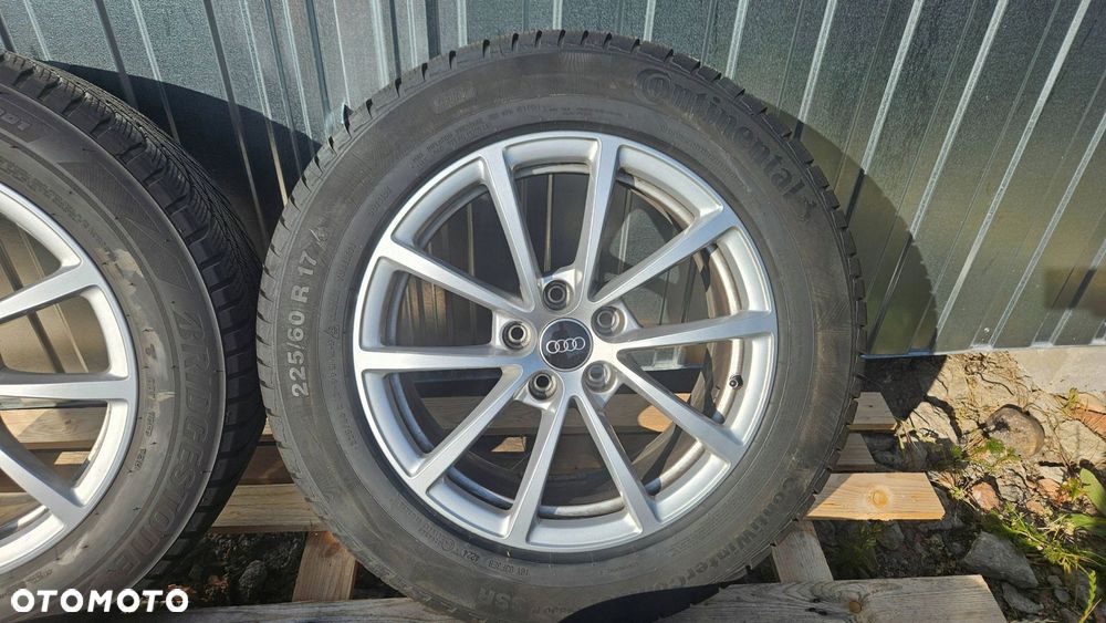 felgi audi a6 c8 4k0601025 7.5x17" et36 opony 225/60 r17 2024rok 6.5mm - 6