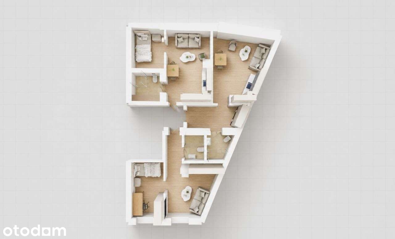 84m², 5 pokoi, Kraków Stradom - kamienica w renowa