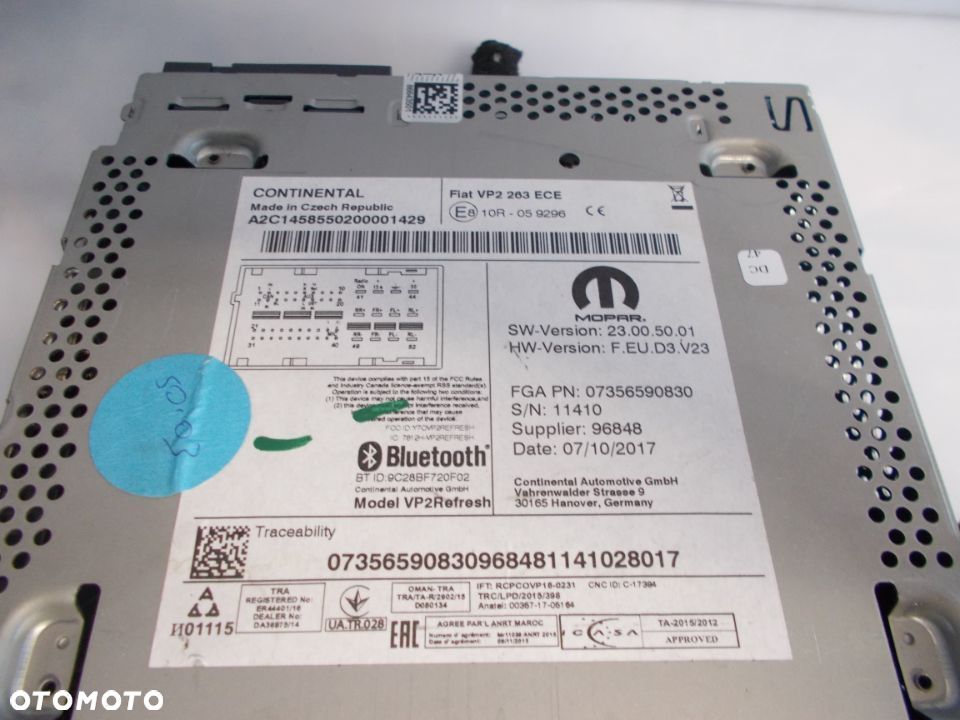 RADIO DOTYKOWE FIAT DOBLO 2015- - 2