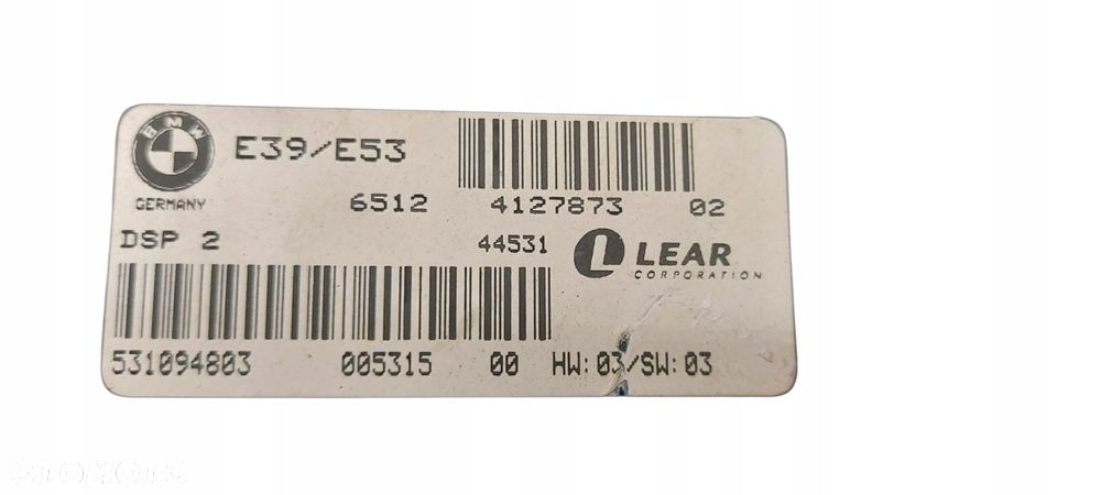 Bmw E38 E39 E53 Moduł Wzmacniacz Dsp 2 Hifi 4127873 - 6