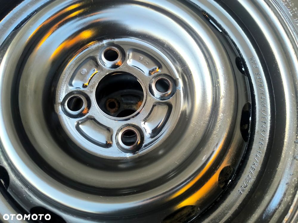 4x100 Felgi Stalowe Stal 14 Koła Zimowe Zima HYUNDAI I10 GETZ ACCENT KIA RIO PICANTO MAZDA 323 DEMIO 2 SUZUKI BALENO TOYOTA YARIS COROLLA Legnica ALU-RAD 175/65 6,5mm - 4