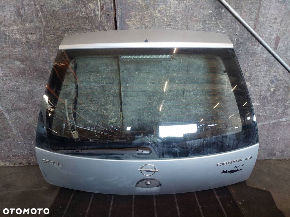KOMPLETNY TYŁ KLAPA BAGAŻNIKA ZDERZAK TYŁ LAMPY OPEL CORSA C Z157 - 9