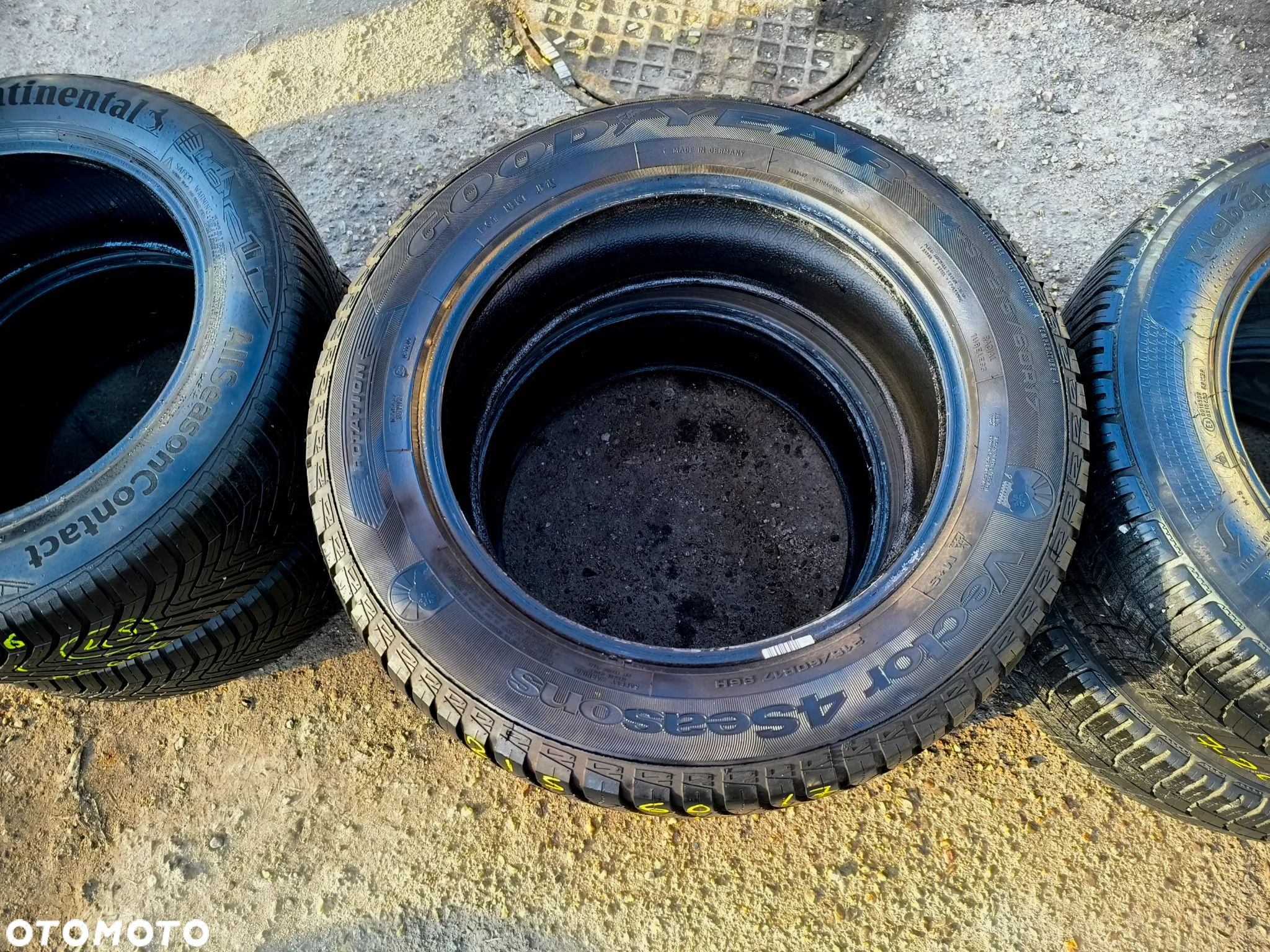 215/60R17 96V Opony Całoroczne Wielosezonowe GOODYEAR VECTOR 4SEASONS 5,5mm Legnica ALU-RAD 215/60 - 6