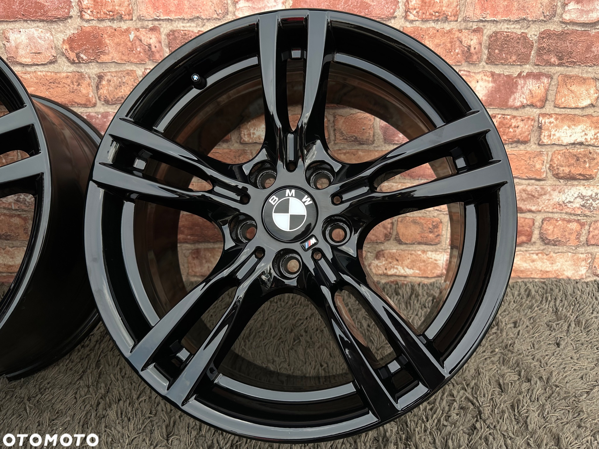 Czarne oryginalne felgi BMW 18 5x120 3 F30 F34 E90 4 2 E46 Z3 Z4 F10 F20 E87 styling 400 M pakiet 8j ET34 8.5j ET47 441 alufelgi Black piano 7845880 - 11