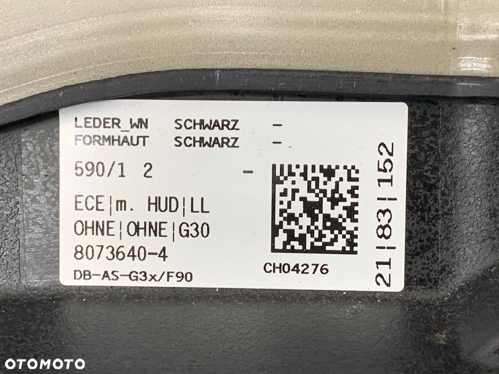 KOKPIT Z PODUSZKĄ PASAŻERA  BMW 5 (G30, F90) 2016 - 2022 M5 Competition 460 kW [625 KM] benzyna - 9