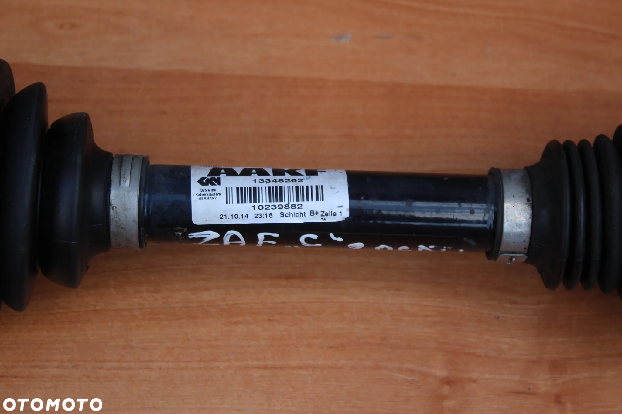 PÓŁOŚ LEWA KRÓTKA OPEL ASTRA J ZAFIRA C 2.0 CDTI AF40 AUTOMAT 13348262 AAKF - 3