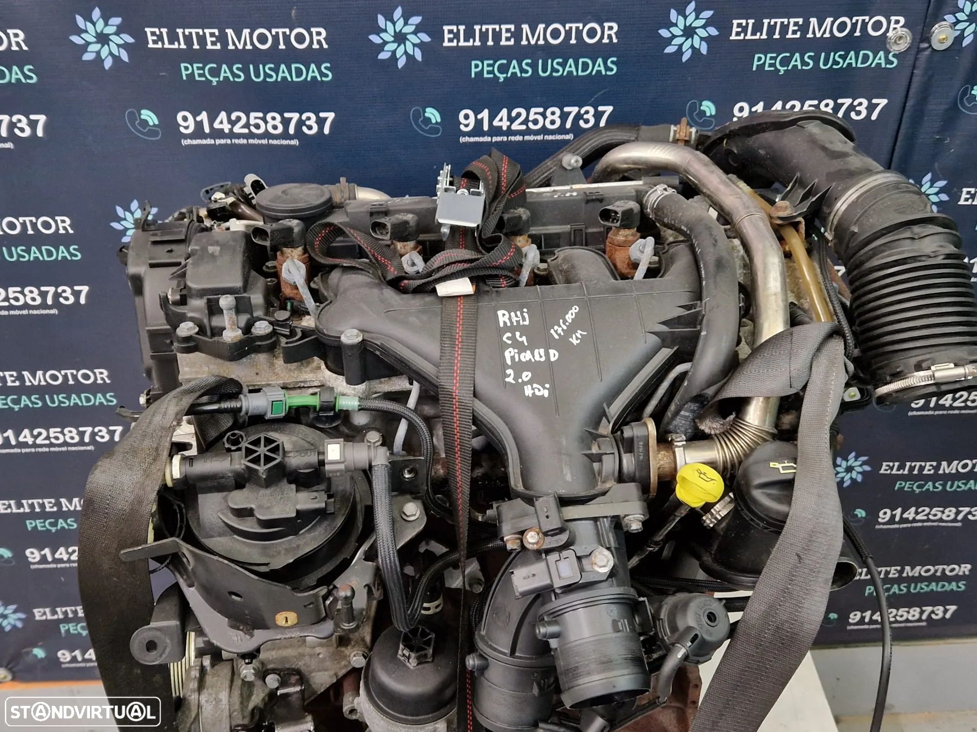 Motor usado RHJ CITROEN C4 PICASSO 2.0 HDI 136CV SIEMENS - 1
