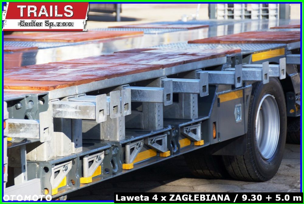 Inny Naczepa rozciągana dł. 18,60 m, zagłębiana x 4, szer. 3,00 m - NAJAZDY HYDRAULICZNE. !!! - 24