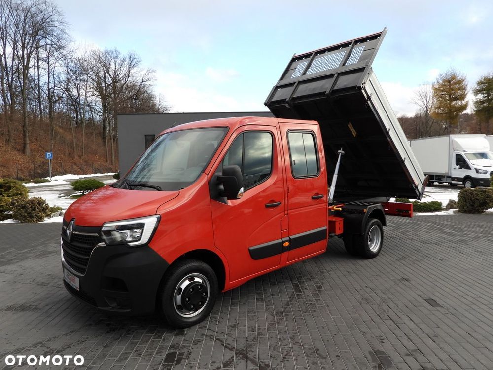 Renault MASTER WYWROTKA PODWÓJNA KABINA DOKA 6 MIEJSC TEMPOMAT LEDY BLIŹNIACZE KOŁA KLIMATYZACJA  145KM - 18