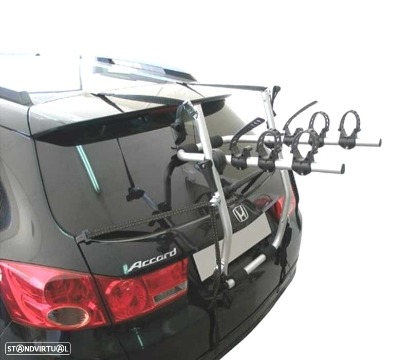 PORTA SUPORTE BICICLETA MALA DE 3 BICICLETAS - 4