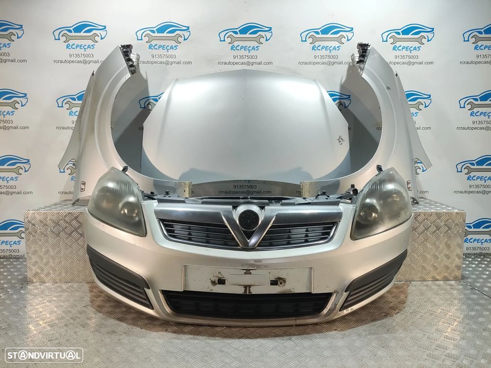 FRENTE COMPLETA OPEL ZAFIRA B A05 CAPOT PARACHOQUES GUARDA-LAMAS OTICAS RADIADOR VENTILADOR FRENTE FIBRA REFORÇO - 1