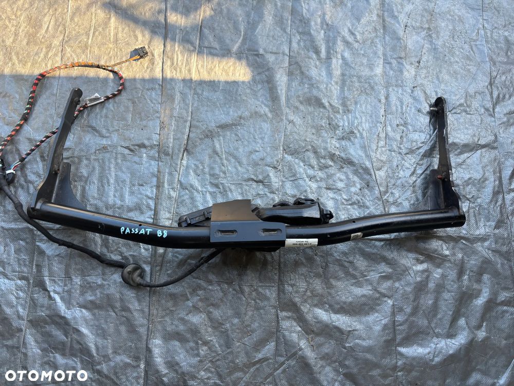 VW Passat B8 hak holowniczy elektryczny oryginał 3G9803881C  moduł 5Q0907383N wiązka komplet - 2