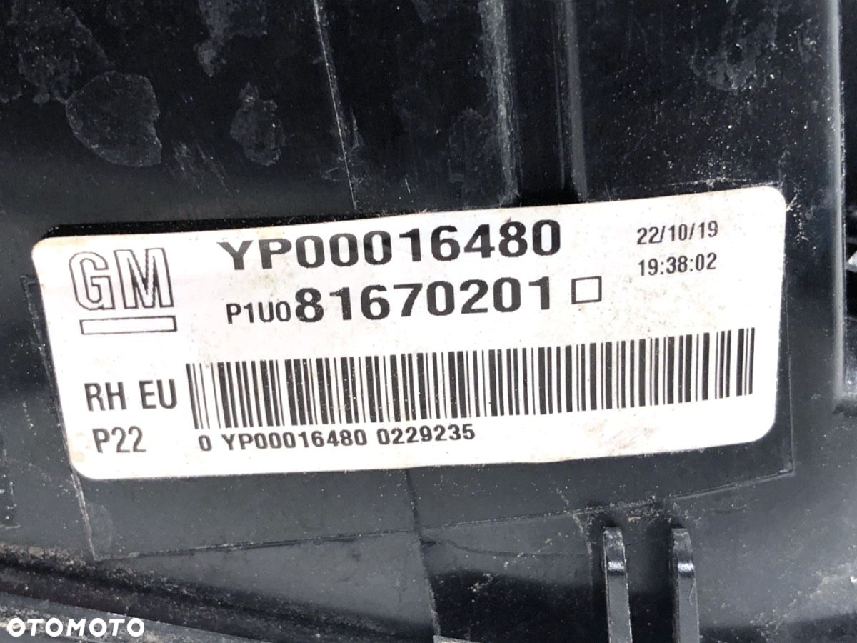 LAMPA TYŁ PRAWA WEWNĘTRZNA - 144.00 PLN - OPEL GRANDLAND / GRANDLAND X (A18, P1UO) 2017 - 2022 1.2 - 6