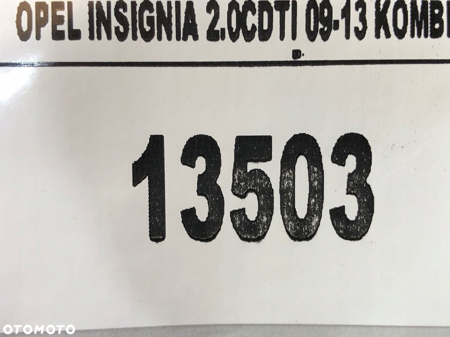 OPEL INSIGNIA A OSŁONA PROGU BAGAŻNIKA LISTWA 13222434 - 6