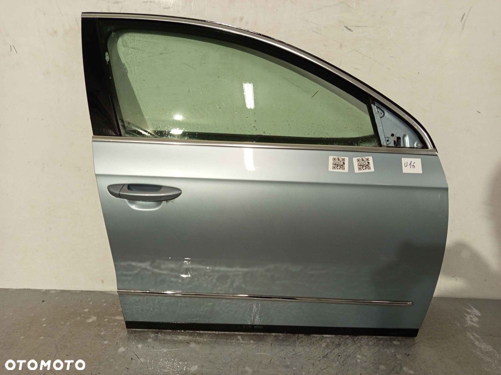 + DRZWI PRZÓD PRZEDNIE PRAWE DO VOLKSWAGEN VW PASSAT B6 LB5M BŁĘKITNE - 1