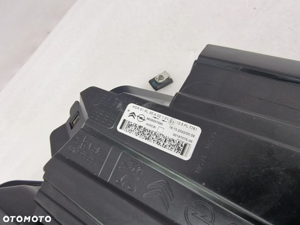 CITROEN JUMPY 3 III 16- PRAWA LAMPA PRZEDNIA PRZÓD , NR 9808567680 , NR AUKCJI LA578 - 6