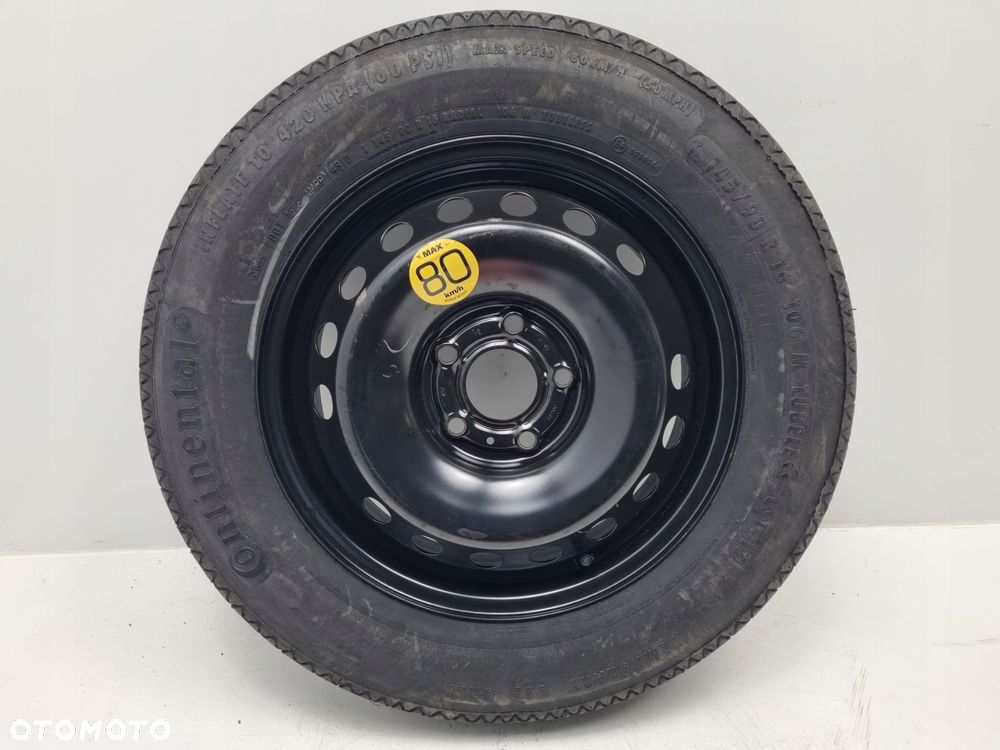 KOŁO DOJAZDOWE dojazdówka Nissan QASHQAI 145/90 R16 5x114,3 40300 JD077 - 2
