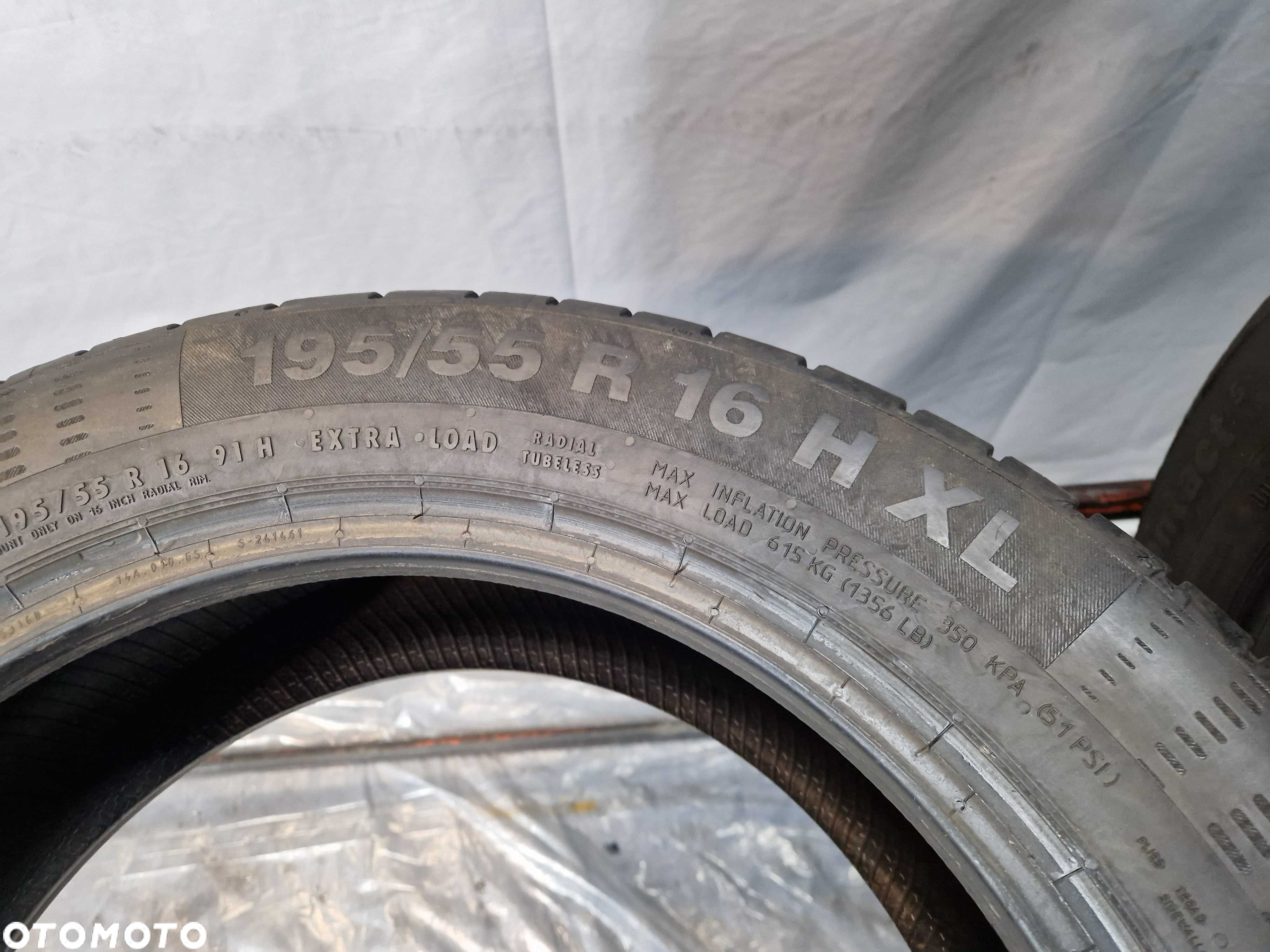 2x 195/55/16 Continental ContiEcoContact5//SUPER STAN/ŚWIEŻE/GWARANCJA - 5