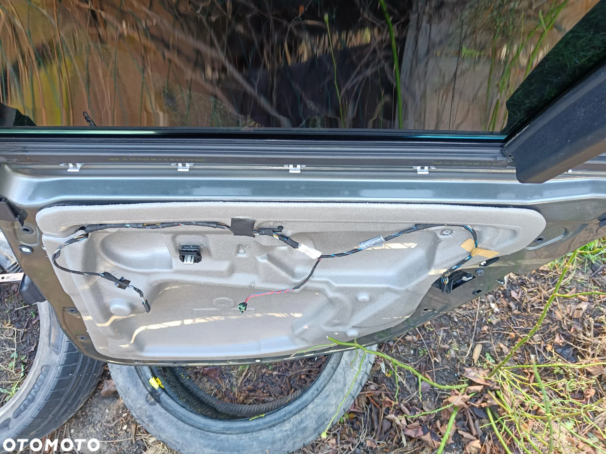 BMW E60 E61 KOMBI DRZWI PRAWE TYLNE TYŁ TITANGRAU II METALLIC W KOLOR - 11