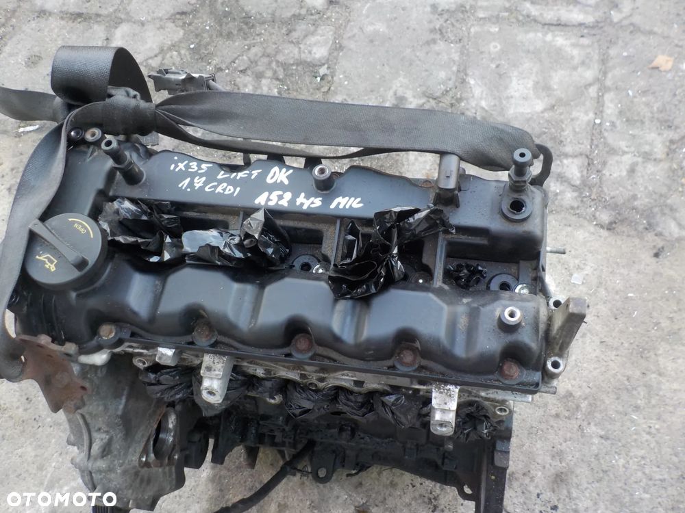 KIA OPTIMA III LIFT SPORTAGE III HYUNDAI I40 IX35 1.7 CRDI 2015- SILNIK SŁUPEK POLIFTOWY SPRAWDZONY ODPALONY 132 TYS. - 2