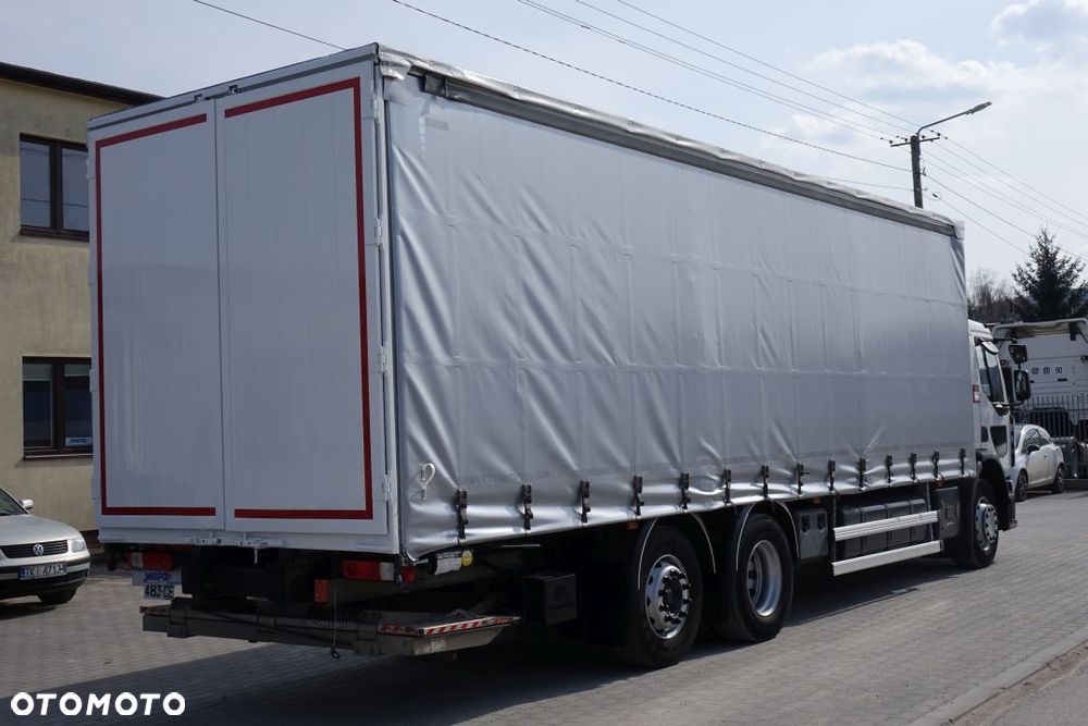 Renault D26 WIDE 6x2 / FIRANKA / EURO6 / AUTOMAT / NOWE PLANDEKI / OŚ PODNOSZONA I SKRĘTNA / WINDA ZAŁADUNKOWA - 5