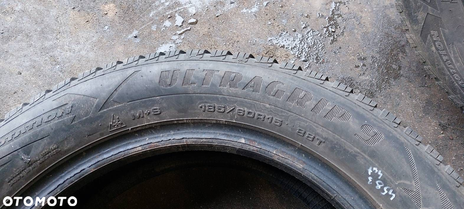 OPONY ZIMOWE 4SZT GOODYEAR ULTRA GRIP 9 185/60R15 - 8