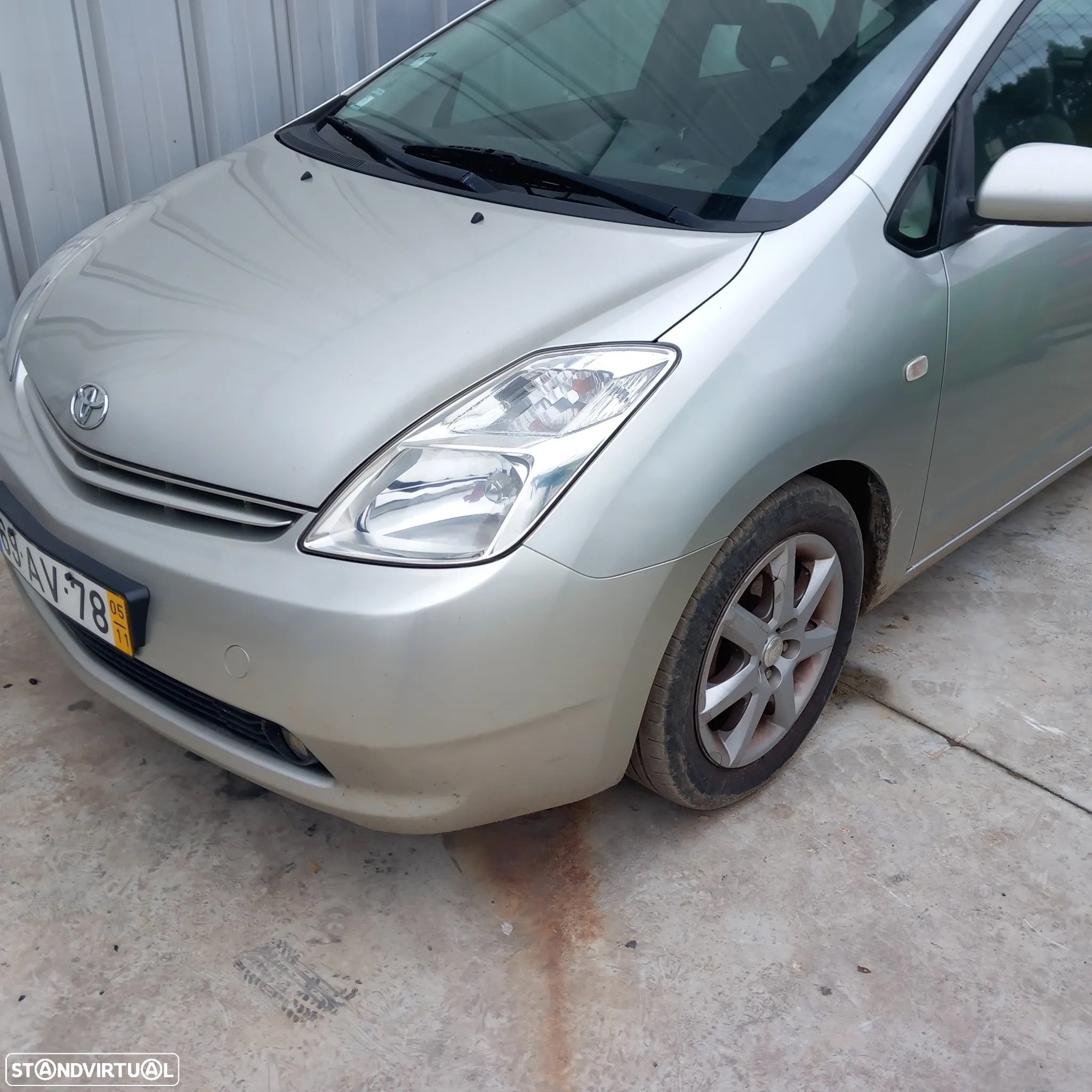 Frente completa sem airbags toyota prius - 2