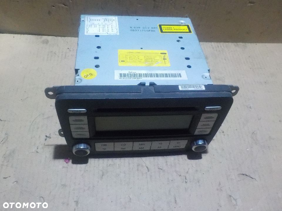 VW JETTA PASSAT B6 RADIO 1K0035195D - 2