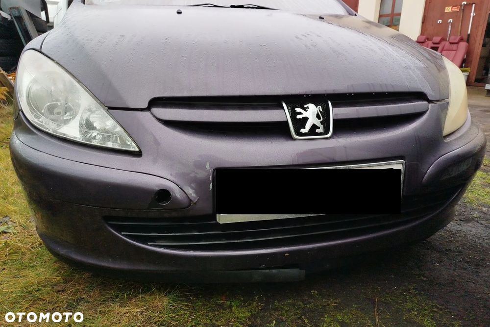 zderzak przód przedni kompletny kod KKGC do PEUGEOT 307 SW, lampa przód, maska