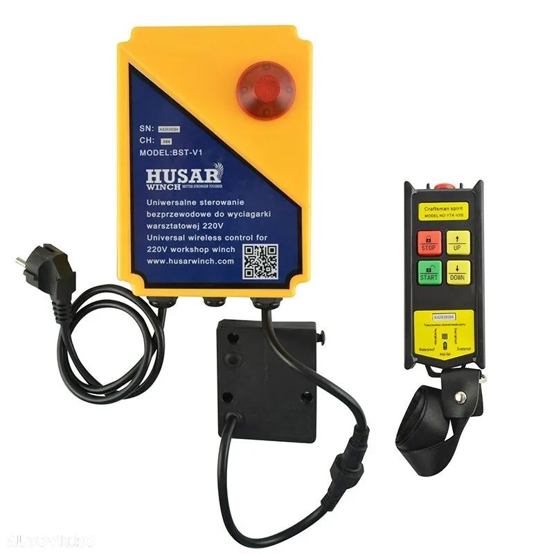 cutie de comanda cu telecomanda fara fir pentru trolii industriale, palane, electropalane, macara