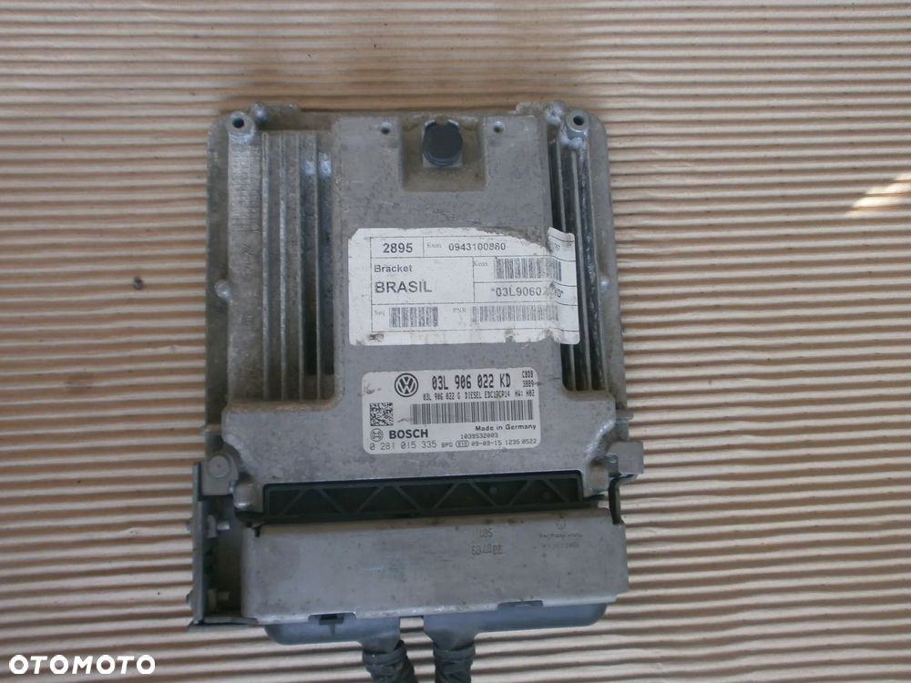 STEROWNIK SILNIKA 03L906022KD 2.0TDI VW SKODA SEAT AUDI - 1