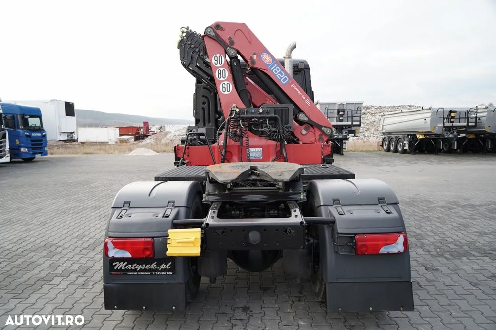 MAN TGS 18.480 / 4x2 / HDS HMF 1820 K6 / 17.2 m REACH / MANUAL / RADIOCOMANDĂ / IMPORTAT - 16