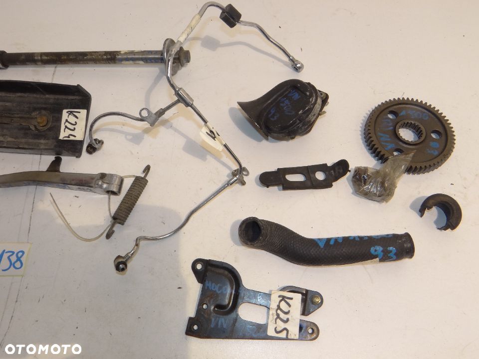 VN 1500 Vulcan 94r plastik wypełnienie przewód chłodnicy jarzmo zębatka blacha klakson R138 - 2