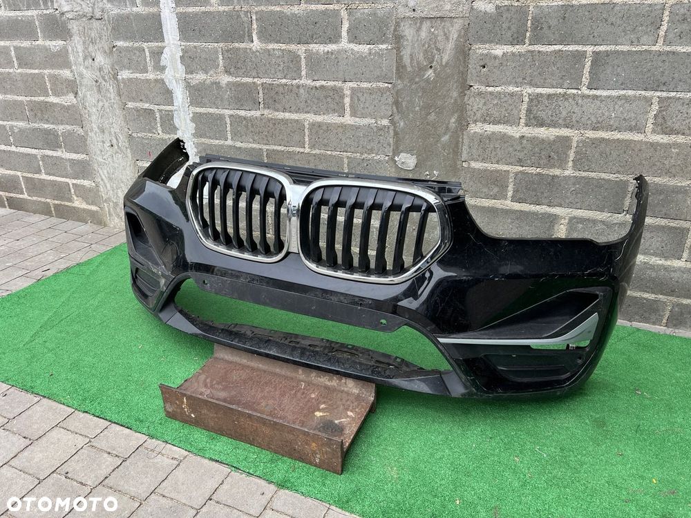 BMW X1 F48 LCI LIFT GRILL CHROM ZDERZAK PRZÓD - 5