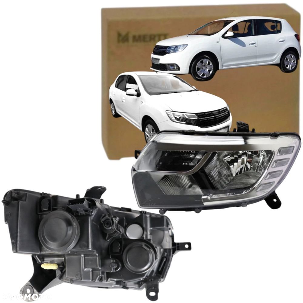DACIA SANDERO LOGAN II 2017-2021 LAMPA PRZÓD REFLEKTOR LEWY LED 260603795R - 2