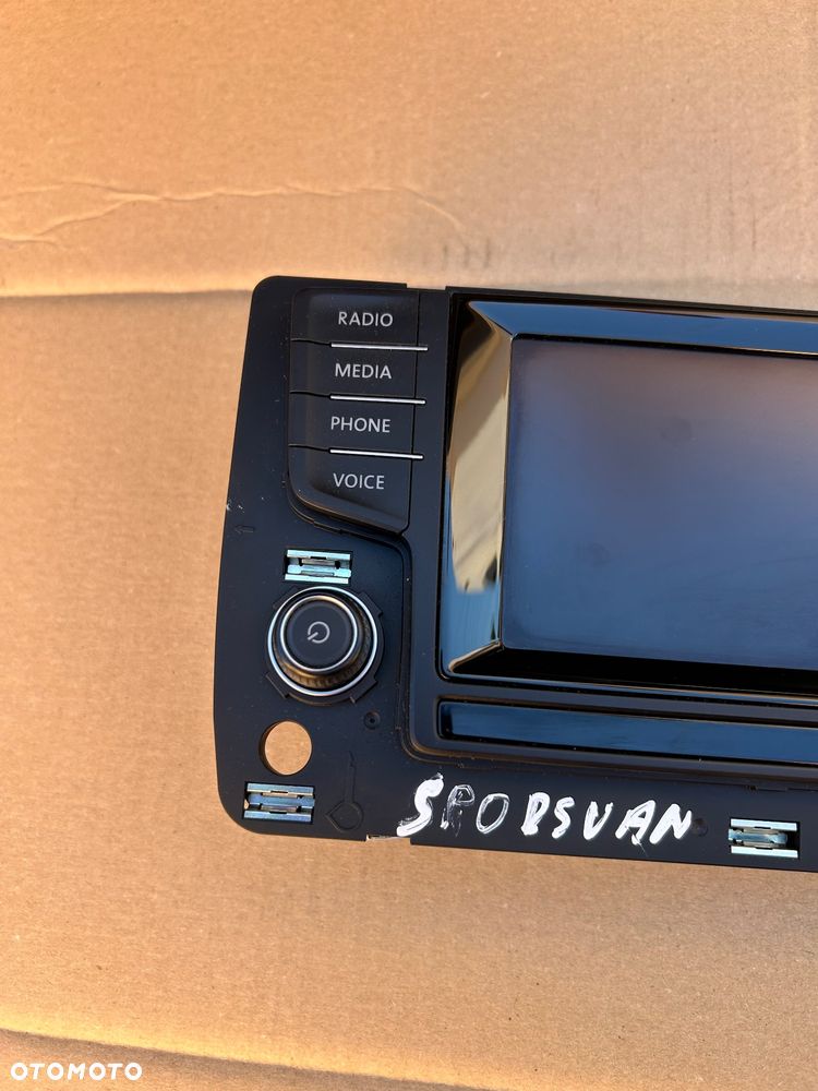 Volkswagen Golf VII Ekran 5G0919605D Wyświetlacz Seat Skoda Audi - 3