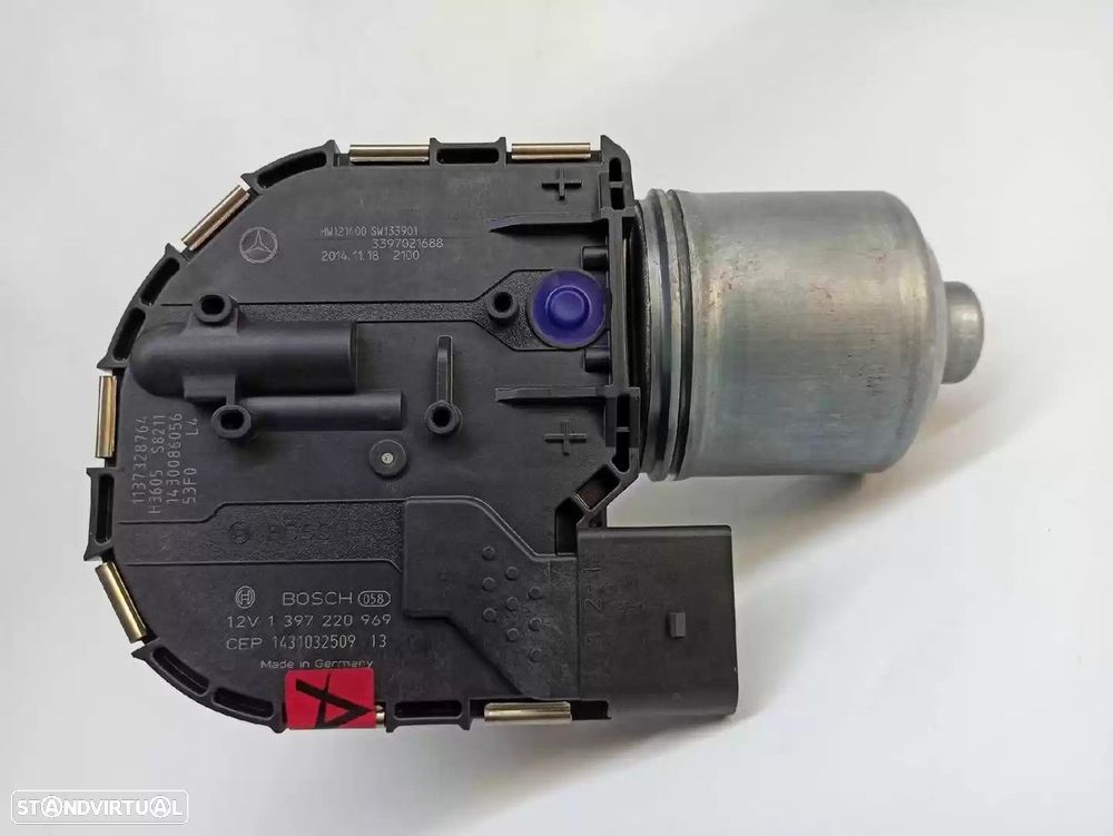 MOTOR LIMPA-VIDROS FRONTAL MERCEDES-BENZ CLASSE C 2014 -A2058200740 - 3