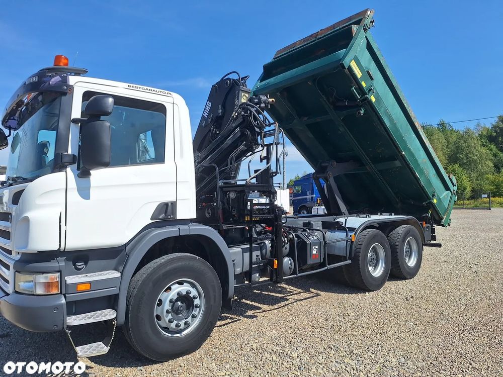 Scania P340 6X4 BORDMATIC / HDS HIAB 122/ Import Francja - 2