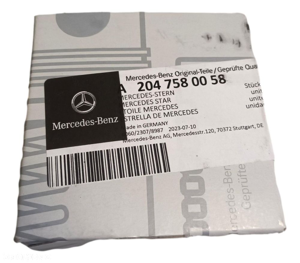 MERCEDES W204 Emblemat gwiazda klapy bagaznika - 2