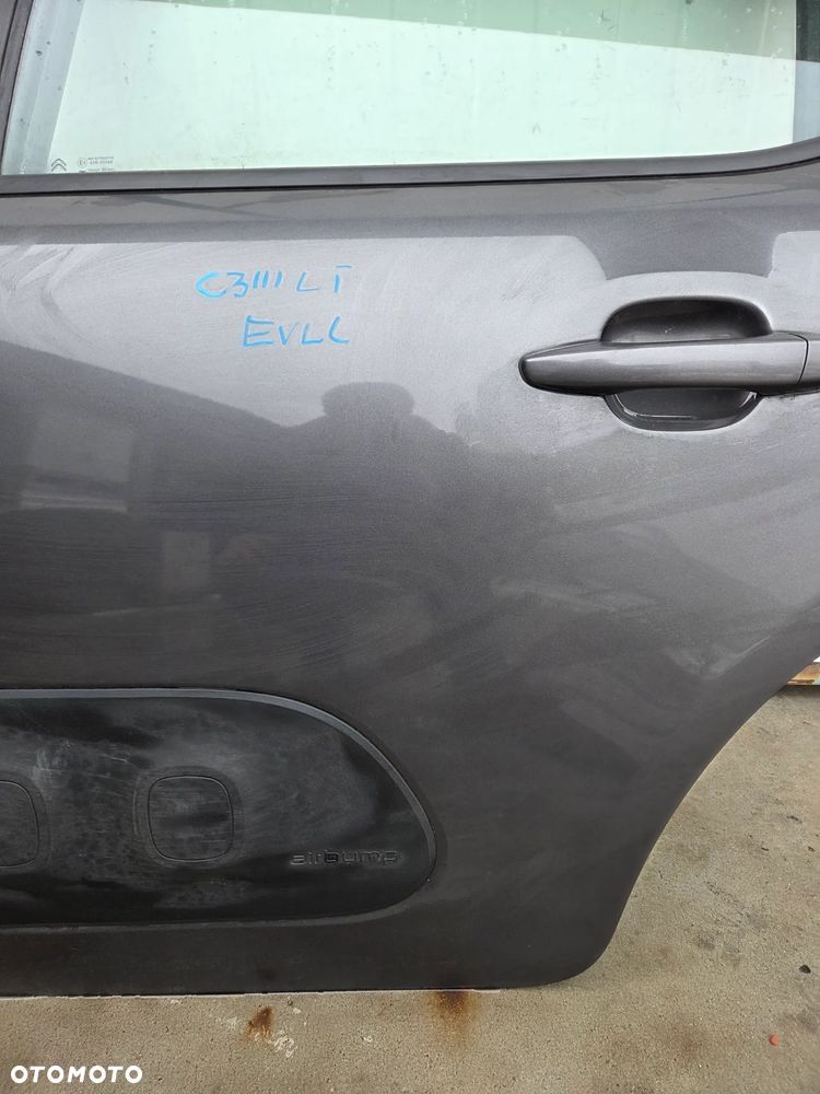 Drzwi lewe tylne tył Citroen C3 III EVLC - 4