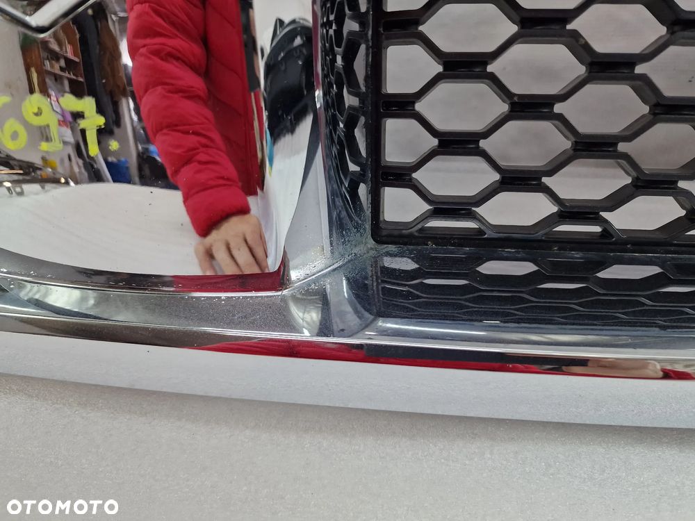 DODGE RAM 08- CHROMOWANA ATRAPA / GRILL PRZEDNI PRZÓD , ŁADNY , NR 1KX58TRMAB / 55277441AB , NR AUKCJI GL697 - 9