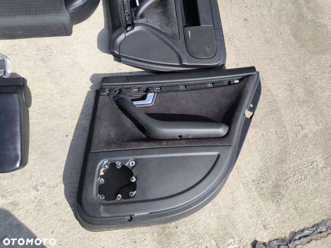 FOTEL FOTELE AUDI S4 B6 B7 PÓŁ SKÓRA RECARO ELEKTRYKA KOMPLET EUROPA ! - 2