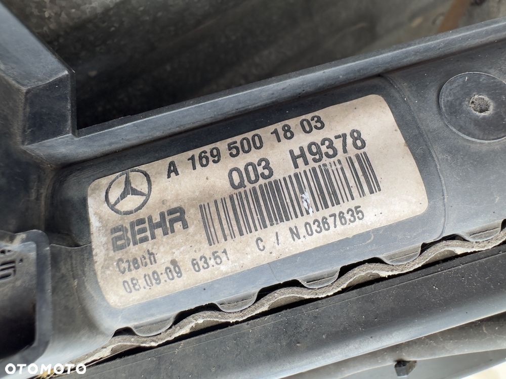 mercedes B 245 belka zderzaka chłodnice cdi woda  klima cooler - 18