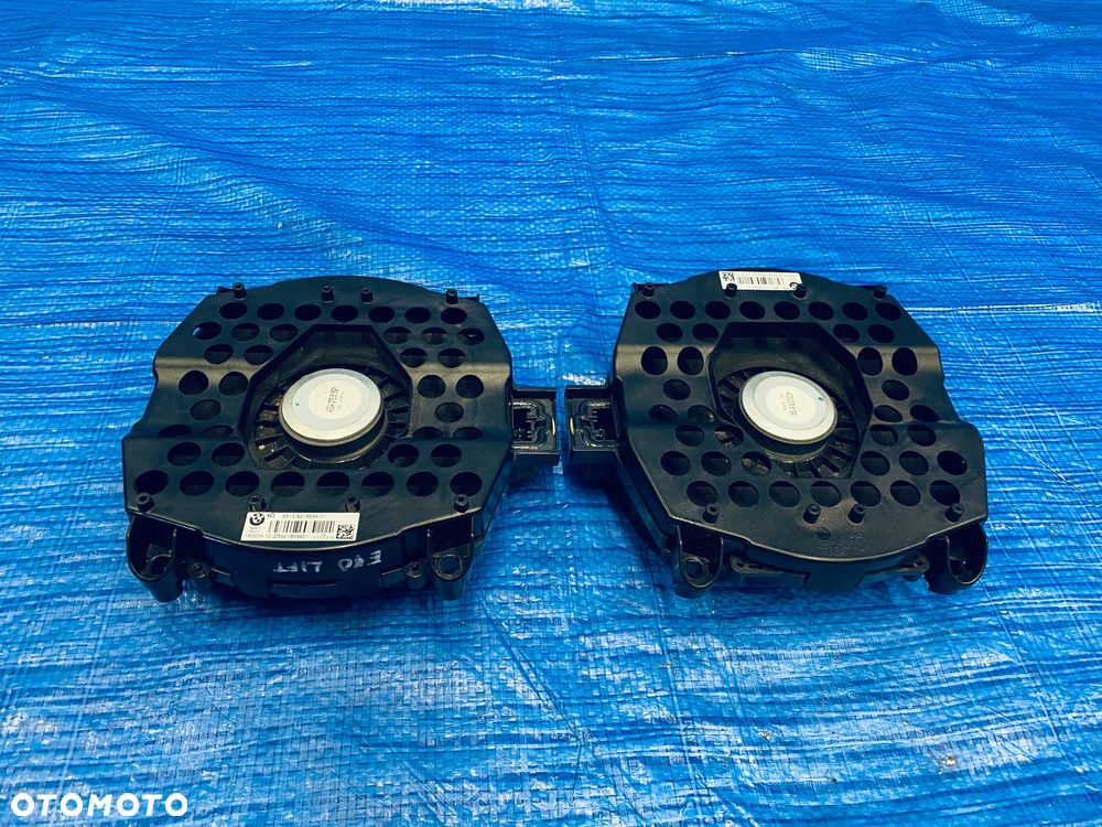 KOMPLET GŁOŚNIKÓW GŁOŚNIK NISKOTONOWY GŁOŚNIKI NAGŁOŚNIENIE SUBWOOFER LEWY PRAWY BMW X5 E70 X6 E71 LIFT LCI ; 9218694 ORYGINAŁ - 5