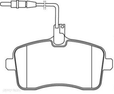 Placute frana fata Peugeot 407 (6d), 05.2004-, marca SRLine S70-0120 - 1