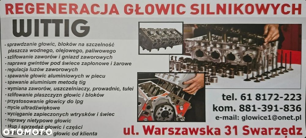 głowica ford mazda 2.0 16v 6m8g6090a z fazatorem - 7