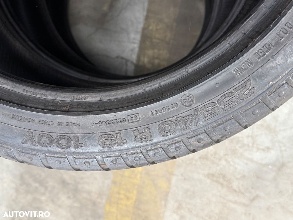 Vând set anvelope 255/40/19-275/40/19 Continental de vară ca noi - 8