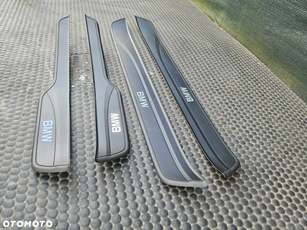 Listwa Listwy Progowe Ozdobne Drzwi Nakładki Komplet Przód Tyl BMW 3 E90 E91 - 4