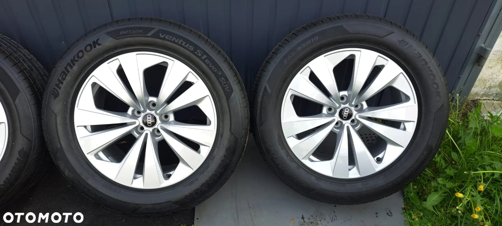 AUDI Q7 Q8 KOŁA (FELGI 4M8607025 Z OPONAMI 19" HANKOOK LATO) 265/55R19 ET20 5x112 - 2